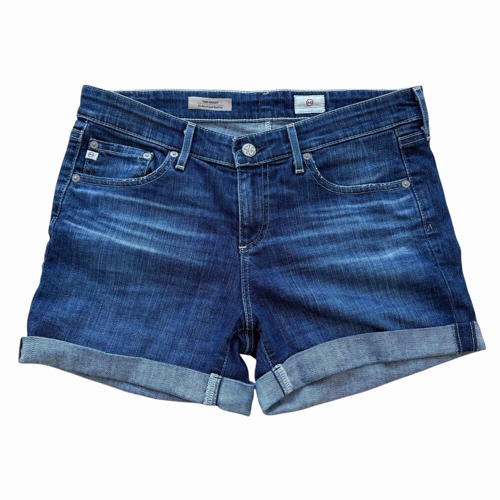 AG Adriano Goldschmied Jeans Shorts Womens 28 The Hailey Ex Boyfriend Roll Up
